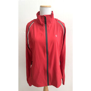 Little Donkey Andy Jacket Convertible Vest Large Cycling Golf Outdoor Red UPF 50